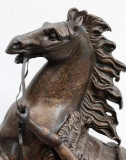 Pamono Bronze Cheval de Marly after G. Coustou, 19th Century><noscript><img width=
