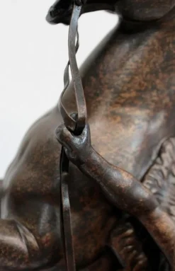Pamono Bronze Cheval de Marly after G. Coustou, 19th Century><noscript><img width=