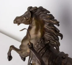 Pamono Bronze Cheval De Marly in the style of Guillaume Coustou, 1930s><noscript><img width=