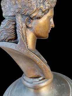 Pamono Bronze Coupe by Ferdinand Barbedienne><noscript><img width=