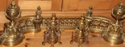 Sale Pamono Bronze Fireplace Tool Set, Set of 8