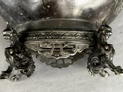 Pamono Bronze Flower Pot, Japan, 1890s><noscript><img width=