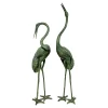 Outlet Pamono Bronze Heron Sculptures, Italy, 20th Century, Set of 2