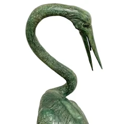 Outlet Pamono Bronze Heron Sculptures, Italy, 20th Century, Set of 2