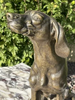 Pamono Bronze Hunting Dog by Ferdinand Pautrot><noscript><img width=