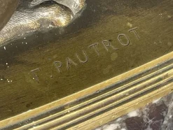 Pamono Bronze Hunting Dog by Ferdinand Pautrot><noscript><img width=