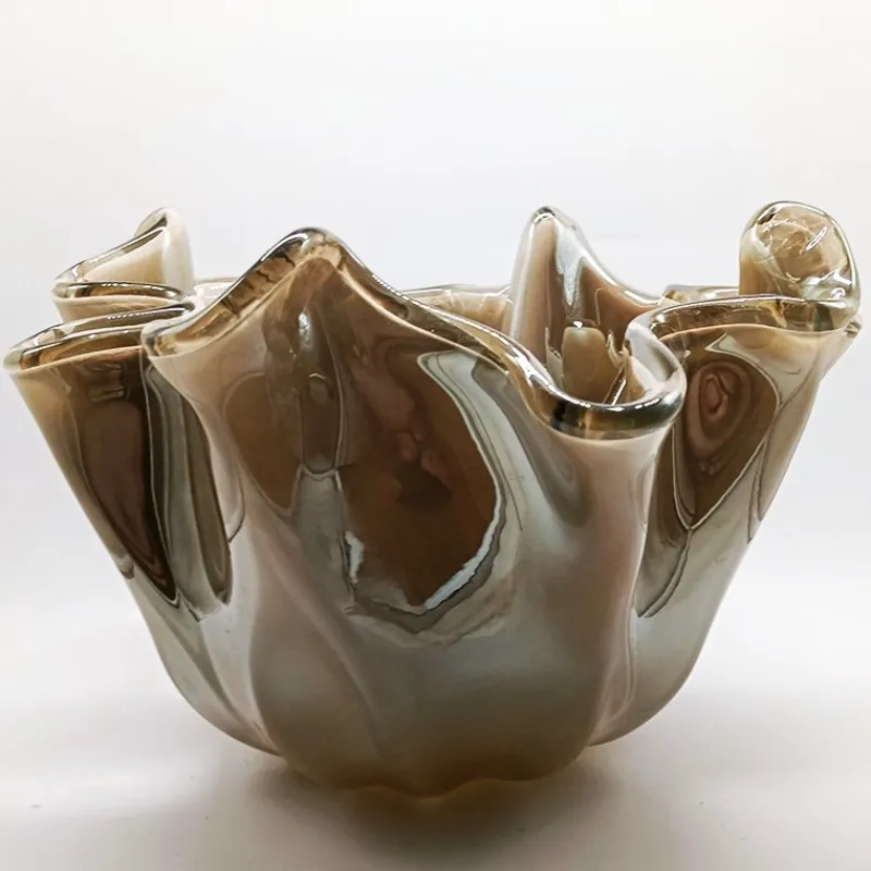 Pamono Bronze Jacketed Fazzoletto Vase, 1980s> Vases