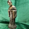 Pamono Bronze Japanese Geisha Sculpture> Mid-Century