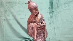 Pamono Bronze Japanese Geisha Sculpture><noscript><img width=