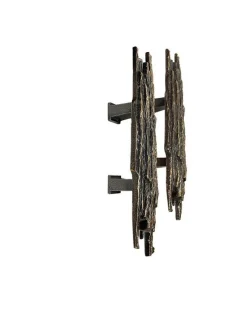 Online Pamono Bronze Tree Bark Push-and-Pull Door Handles, 1970s, Set of 2