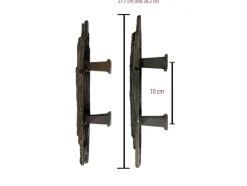 Online Pamono Bronze Tree Bark Push-and-Pull Door Handles, 1970s, Set of 2