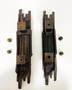 Online Pamono Bronze Tree Bark Push-and-Pull Door Handles, 1970s, Set of 2