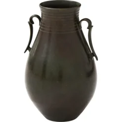 Outlet Pamono Bronze Vase by Just Andersen, 1950s