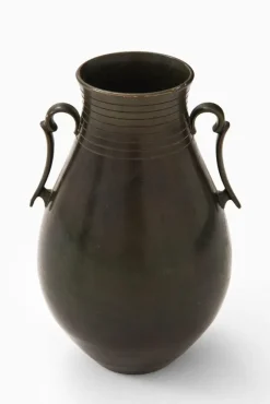 Outlet Pamono Bronze Vase by Just Andersen, 1950s