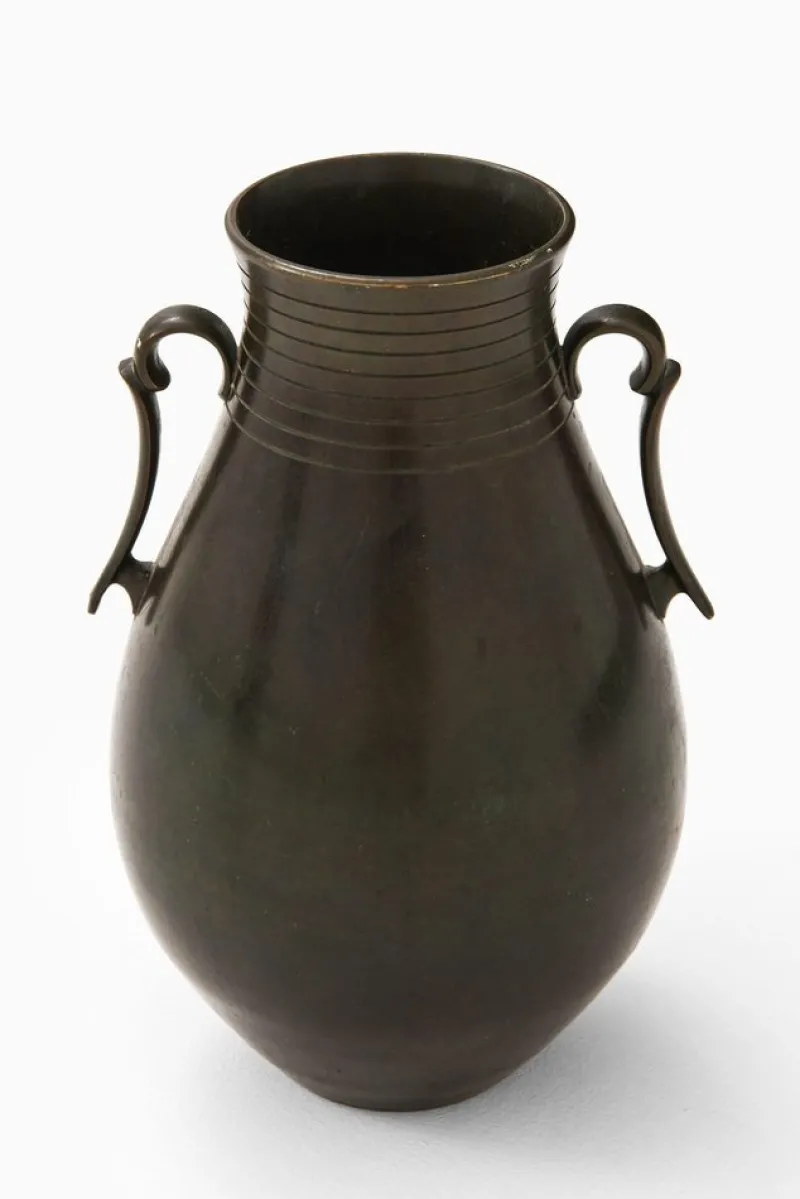 Outlet Pamono Bronze Vase by Just Andersen, 1950s