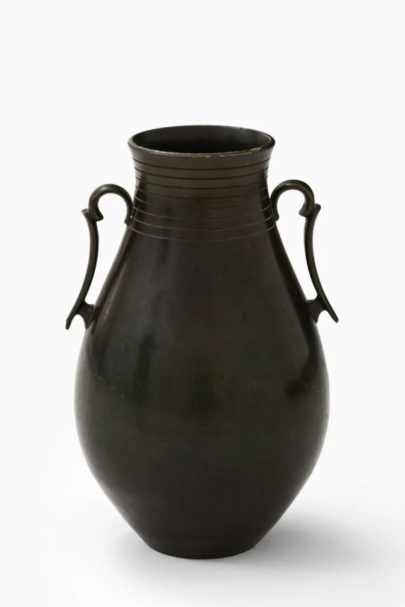 Outlet Pamono Bronze Vase by Just Andersen, 1950s