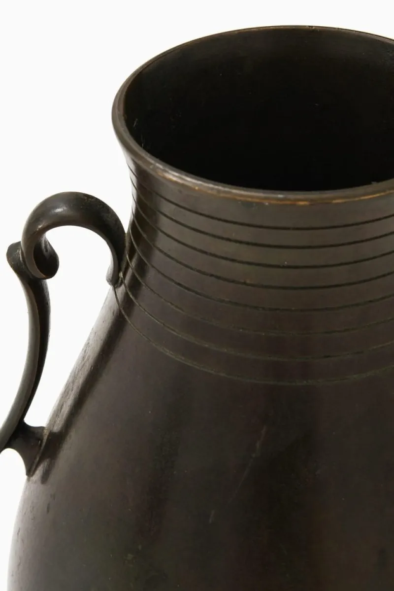 Outlet Pamono Bronze Vase by Just Andersen, 1950s