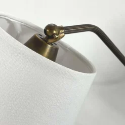 Pamono Bronzed Brass Articulating and Extendable Wall Light attributed to Cosack, 1950s><noscript><img width=