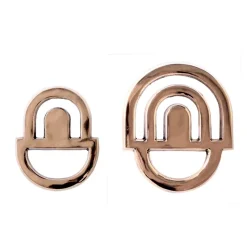 Clearance Pamono Bronzino Couple Hooks by Alessandro Zambelli for Portego, Set of 2