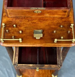 Outlet Pamono Brown Cigar Table, 1920s