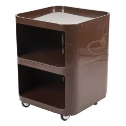Pamono Brown Componibili Cabinet by Anna Castelli Ferrieri for Kartell
