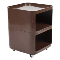 Pamono Brown Componibili Cabinet by Anna Castelli Ferrieri for Kartell