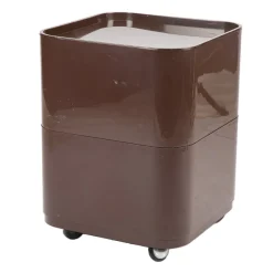 Pamono Brown Componibili Cabinet by Anna Castelli Ferrieri for Kartell