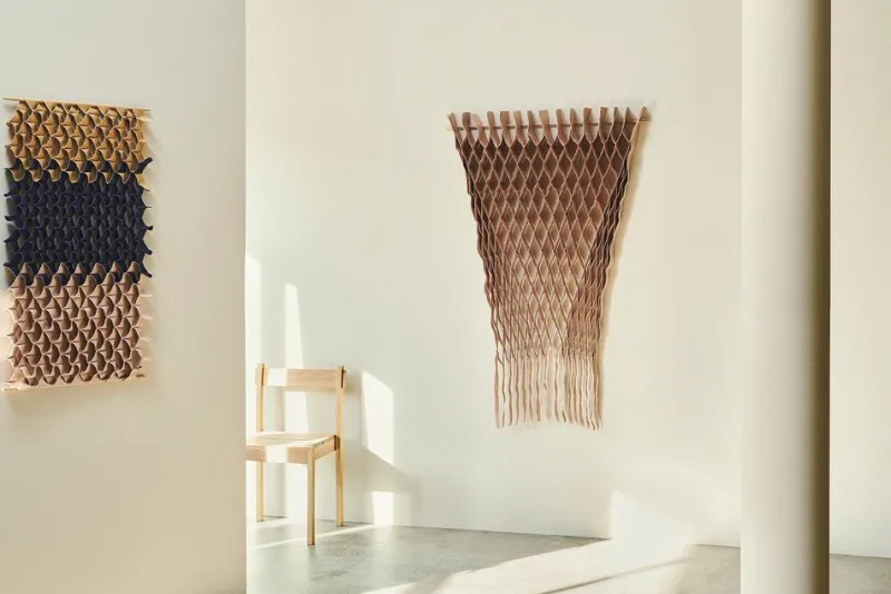 Outlet Pamono Brown Flow Wall Art by Applicata