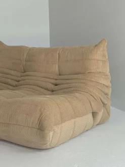 Online Pamono Brown Togo Sofas from Ligne Roset, Set of 3
