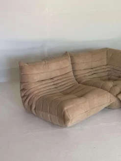 Online Pamono Brown Togo Sofas from Ligne Roset, Set of 3