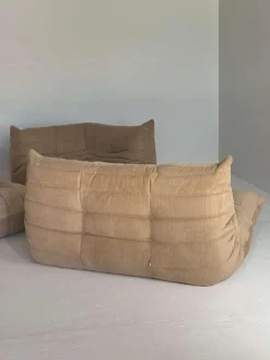 Online Pamono Brown Togo Sofas from Ligne Roset, Set of 3
