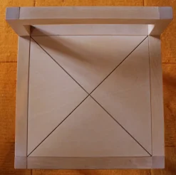 Pamono Brunelleschi Maple Coffee Table and Chairs by Ferdinando Meccani, Set of 5><noscript><img width=