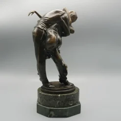 Pamono Bruno Zach, The Kiss, Patinated Bronze Sculpture><noscript><img width=
