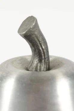 Pamono Brushed Aluminum Pear-Shaped Ice Bucket, 1970s><noscript><img width=