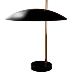 New Pamono Brushed Brass 1013 Table Lamp by Pierre Disderot