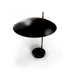 New Pamono Brushed Brass 1013 Table Lamp by Pierre Disderot