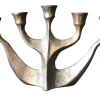 Pamono Brutalist 5-Arm Bronze Candlestick by Horst Dalbeck, Germany, 1960s> Candleholders