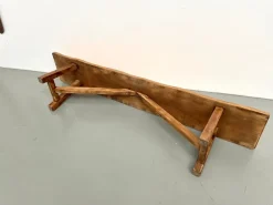 Pamono Brutalist Bench with Yellow Pop Seat, 1960s><noscript><img width=