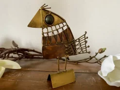Pamono Brutalist Bird Sculpture by Jarc, France, 1970s><noscript><img width=