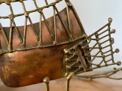 Pamono Brutalist Bird Sculpture by Jarc, France, 1970s><noscript><img width=