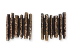 Hot Pamono Brutalist Bronze Door Handles from Alpan, Germany, 1970s, Set of 2