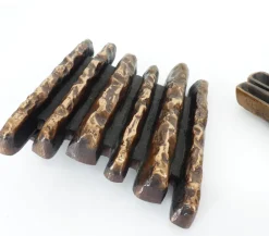 Hot Pamono Brutalist Bronze Door Handles from Alpan, Germany, 1970s, Set of 2
