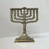 Outlet Pamono Brutalist Bronze Hanukkah Menorah Candleholder by Hen Holon, Israel, 1970s