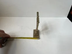 Outlet Pamono Brutalist Bronze Hanukkah Menorah Candleholder by Hen Holon, Israel, 1970s