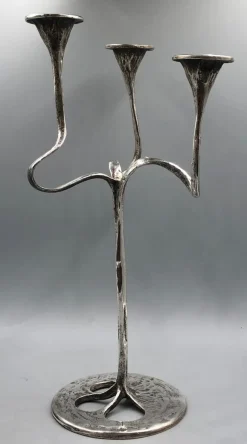 Hot Pamono Brutalist Candlestick by Kurt Jesch for Amadeus