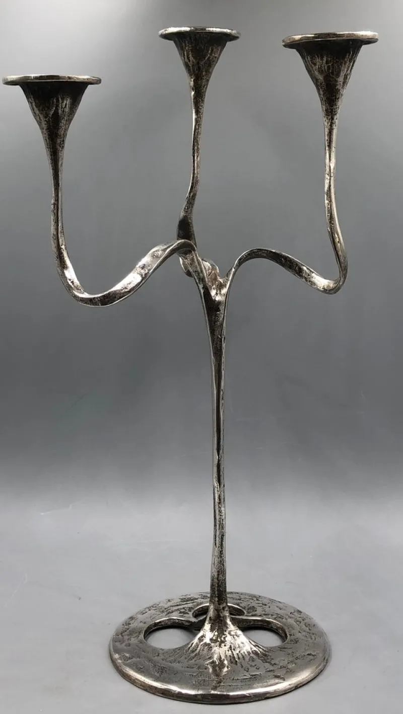 Hot Pamono Brutalist Candlestick by Kurt Jesch for Amadeus