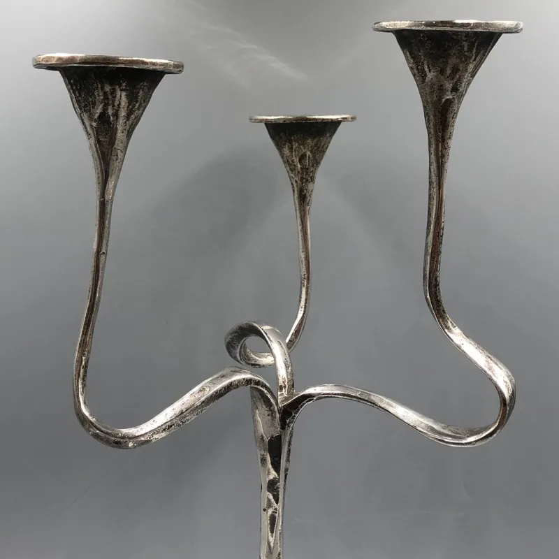 Hot Pamono Brutalist Candlestick by Kurt Jesch for Amadeus