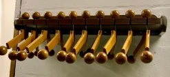 Pamono Brutalist Coat Rack in the style of Charles Dudouyt, 1970s> Racks, Hooks & Valets