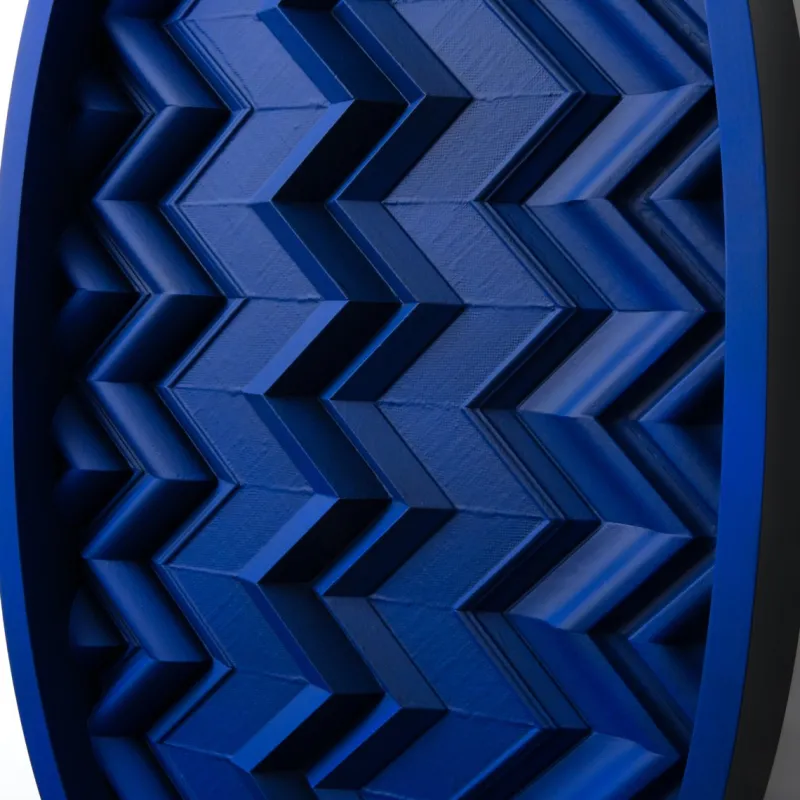 Pamono Brutalist Cobalt Blue Wood Wall Art Installation by Studio DeSimoneWayland> Wall Decor