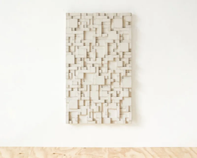 Online Pamono Brutalist Concrete Wall Art in White by Tom's Factory